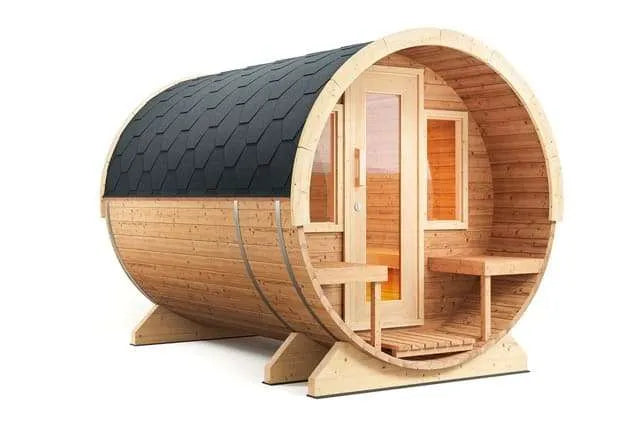 Thermowood 1-room Barrel Sauna Model 28