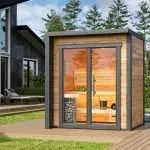 Tiny Thermowood Cube Sauna Kit Cubo XXS
