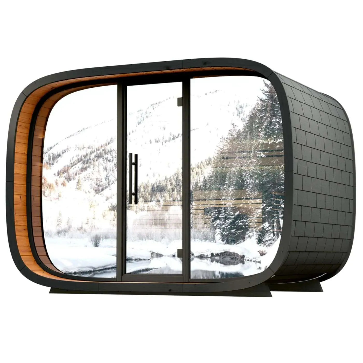 Thermowood Round Cube Relax Outdoor Sauna