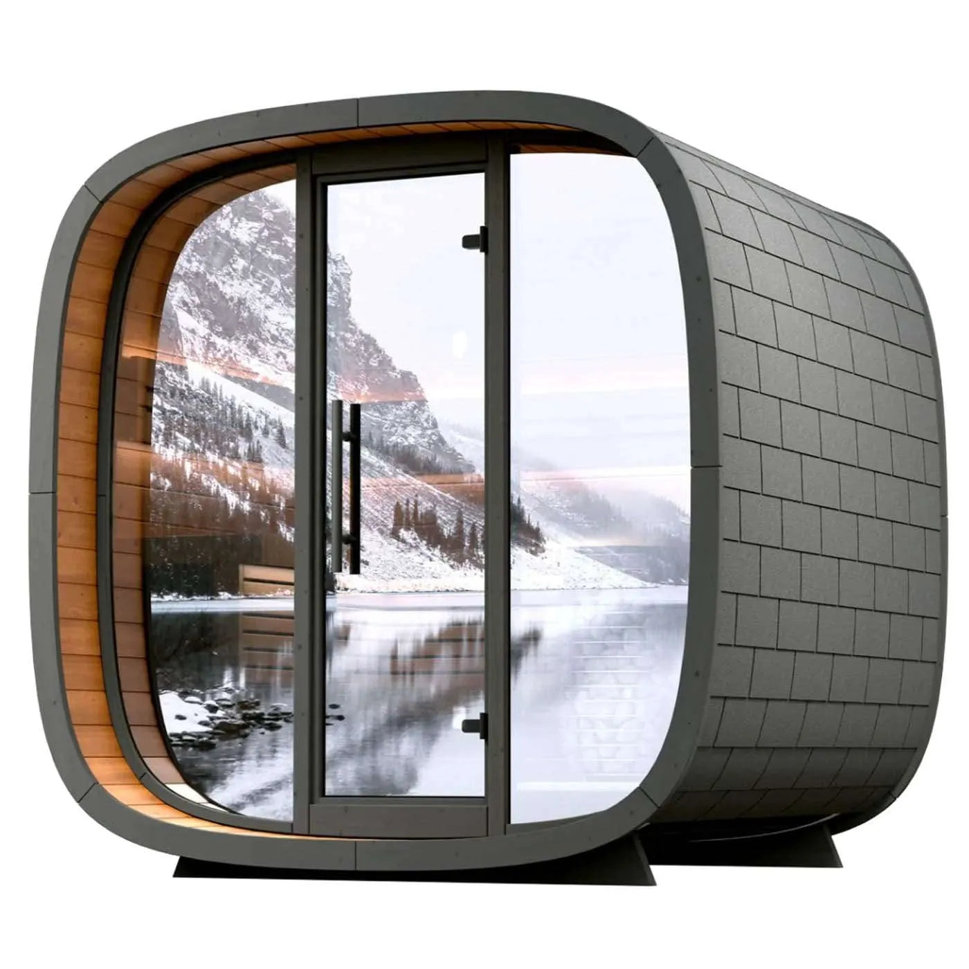 Thermowood Mini Round-Cube Outdoor Sauna